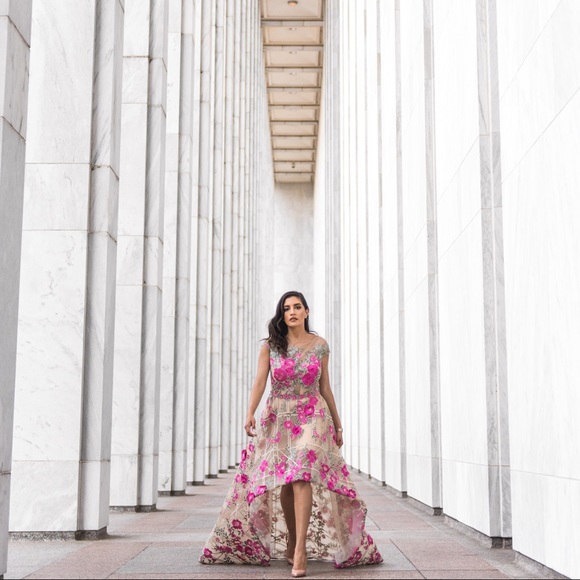 Custom Saiid Kobeisy High Low Dress Gown - Picture 1 of 8